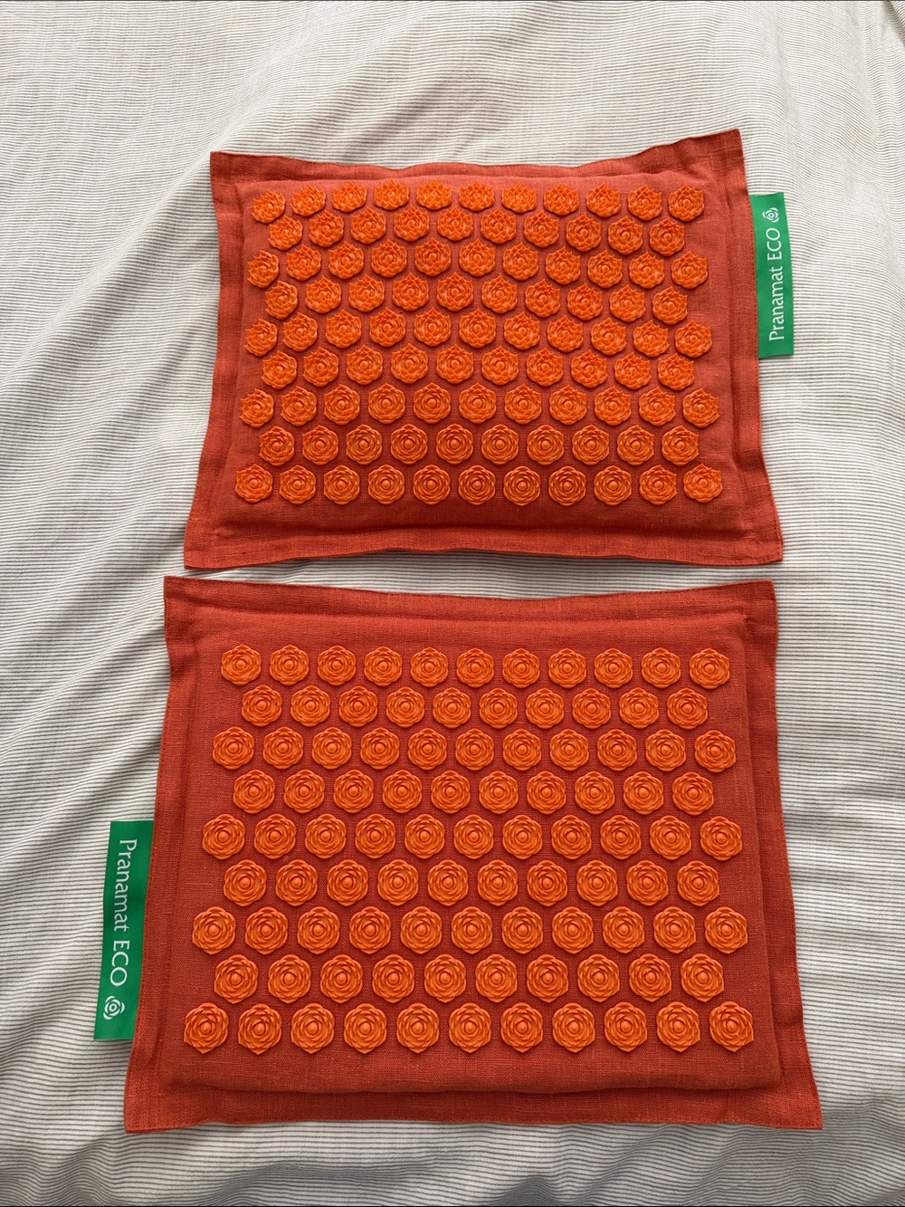 Pranamat Mini and Pranapillow Eco in Orange